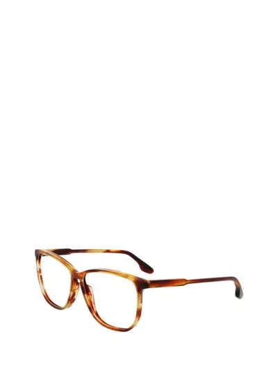 Shop Victoria Beckham Eyeglasses In Chocolate Smoke