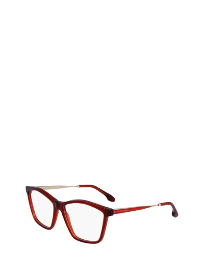 Shop Victoria Beckham Eyeglasses In Red