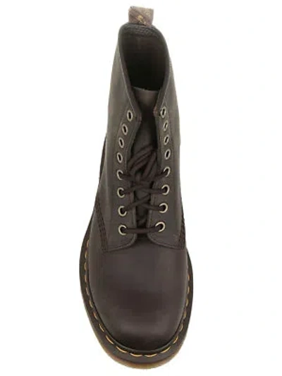 Pre-owned Dr. Martens' Damen/herren Stiefel Dr. Martens Gaucho Crazy Horse 11822203-1460 In Braun