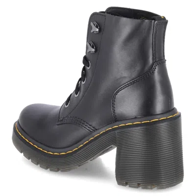 Pre-owned Dr. Martens' Dr. Martens Damen Schnürstiefeletten Ankle Boots Jesy Schwarz Leder