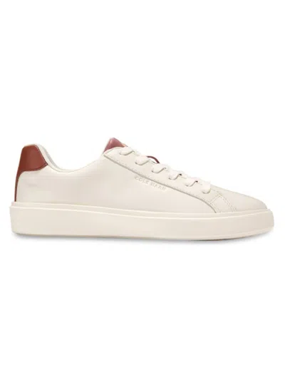 Cole Haan Women's Grand Crosscourt Leather Low Top Sneakers In Ivory