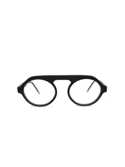 Shop Thom Browne 52mm Round Eyeglasses In Black