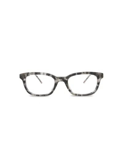 Thom Browne Square-frame Acetate Optical Frames In Grey