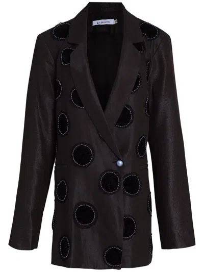 Lethicia Bronstein Oversized Maracatu Jacket In Black