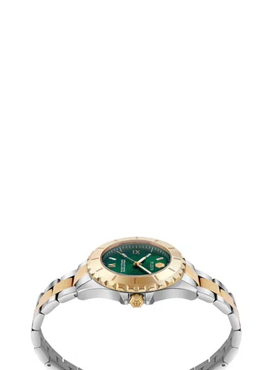 Philipp Plein Plein Heaven Crystal Watch In Green