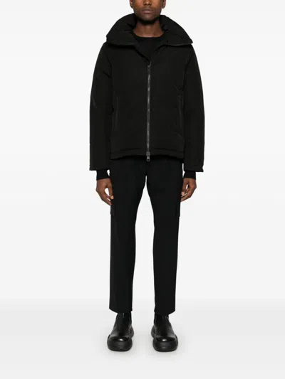 Herno Laminar Trousers In Nylon Dive - Male Trousers Black Xxl In Black