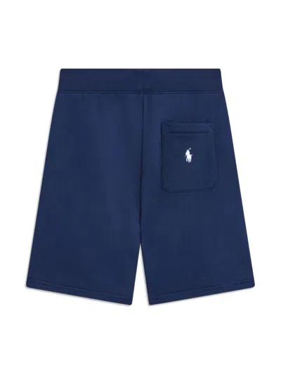 Polo Ralph Lauren Logo Spa Terry Short In Blue