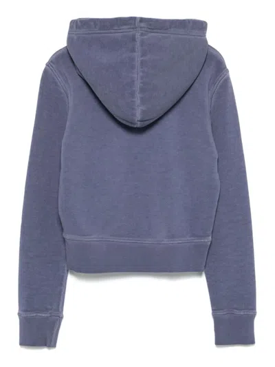 Dsquared2 Logo-print Hoodie In Blue