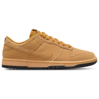 Nike Tan Dunk Low Retro Se Sneakers In Wheat/gum Yellow/black