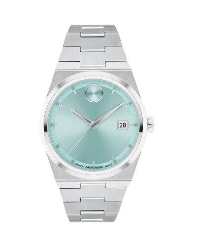Movado Women's Bold Quest Swiss Quartz Stainless Steel Watch 35mm In Blue/silver
