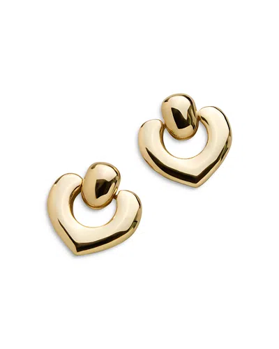 Baublebar Heart Doorknocker Drop Earrings In Gold