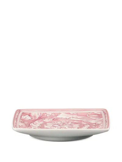 Versace Barrocco Coppeta Porcelain Plate (9cm) In Pink