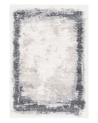 Safavieh Fontana Shag Power Loomed Rug In Ivory