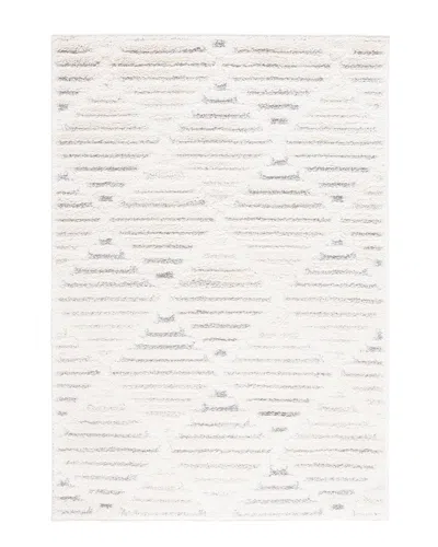 Safavieh Hi-lo Shag Power Loomed Rug In Beige