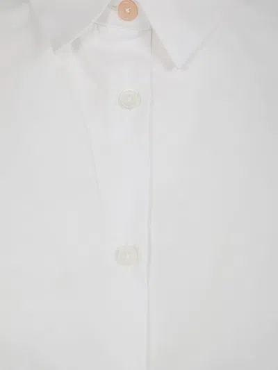 Shop Ps By Paul Smith Stretch Swirl Cuff Shirt In White