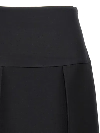 Shop Khaite Kidd Skirt In Black