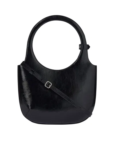 Shop Courrèges Logo Plaque Top Handle Bag In Black