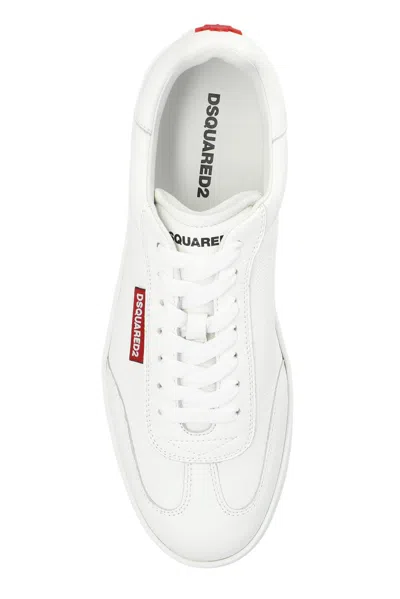 Shop Dsquared2 Boxer Sneakers In White