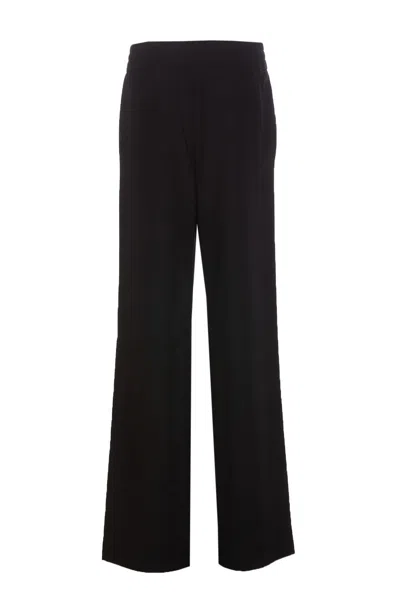 Shop Pinko Semaforo High-waist Trousers  In Black