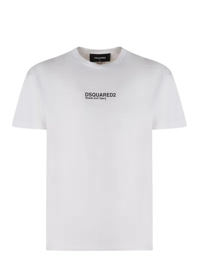 Shop Dsquared2 Logo Printed Cool-fit T-shirt