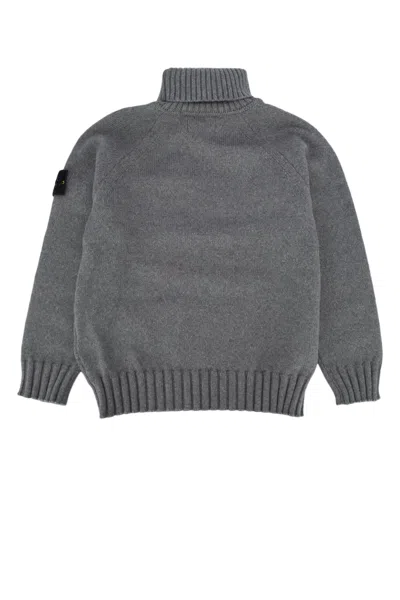 Stone Island Maglia In Melangedarkgrey