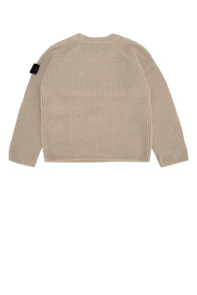 Stone Island Junior Maglia In Naturalbeige