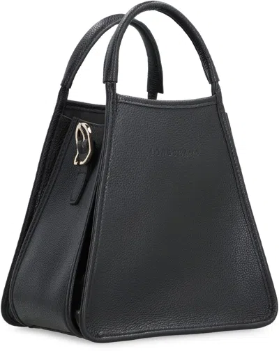 Shop Longchamp Le Foulonné S Handbag In Black