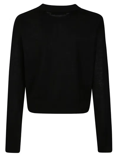 Shop Iro Lova Crewneck Sweater In Black