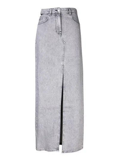 IRO SPLIT FRONT DENIM SKIRT 