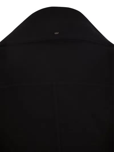 Sportmax Coat In Nero