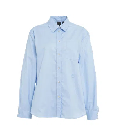 Pinko Korean Oxford Shirt For Men In Blue