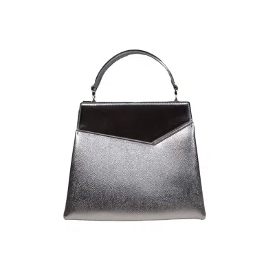 Shop Maison Margiela Snatched Small Handbag In Argento