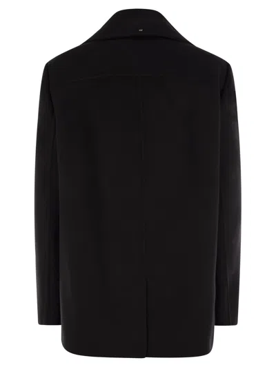 Sportmax Coat In Nero