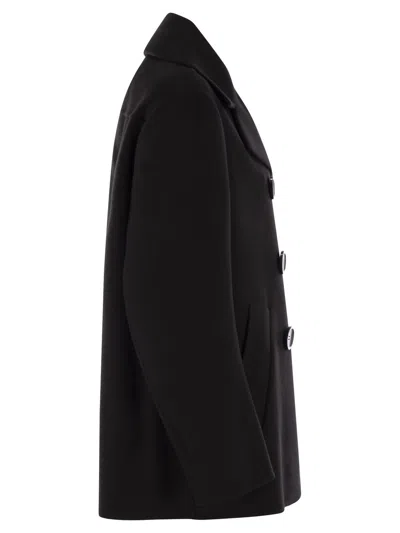 Sportmax Coat In Nero