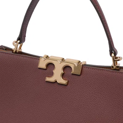 TORY BURCH ELEANOR LOGO PLAQUE TOP HANDLE BAG 