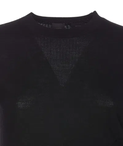 Shop Pinko Diraspatura Crewneck Knitted Jumper In Nero