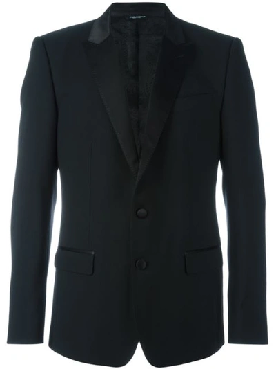 Dolce & Gabbana Tuxedo Jacket In Black