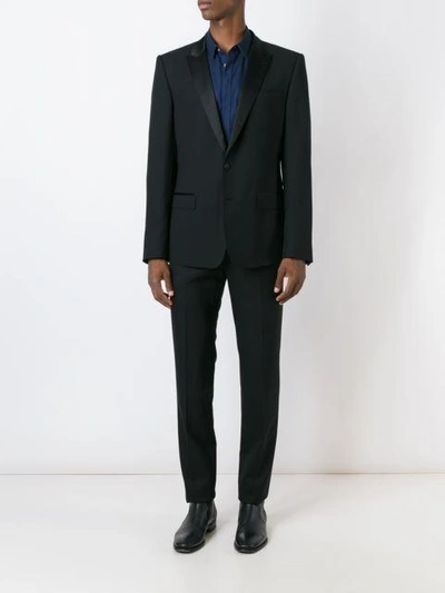 Shop Dolce & Gabbana Tuxedo Jacket In Black