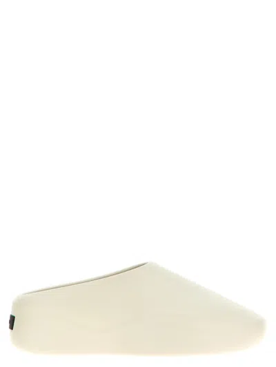 Fear Of God Logo Patch Slip-on Runner Sneakers In Greige