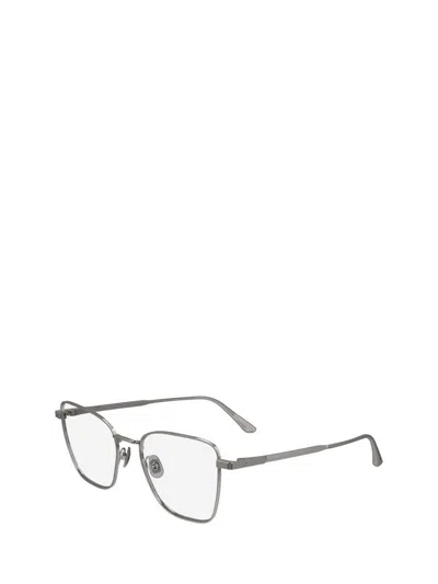 Shop Calvin Klein Eyeglasses In Silver