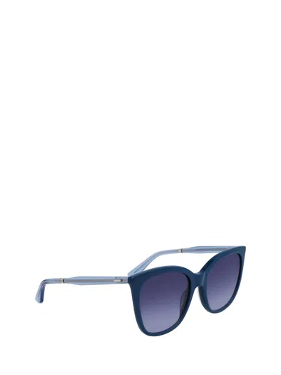 Shop Calvin Klein Sunglasses In Blue