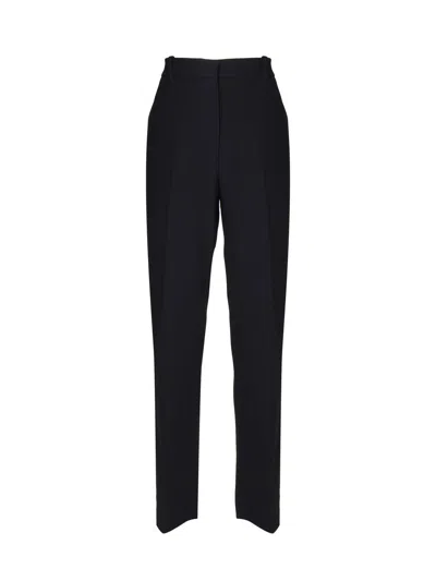 Shop Golden Goose Trousers In Polar Night