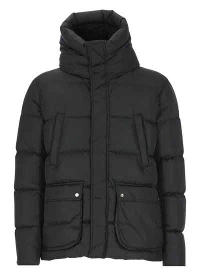 Shop Herno Coats In Nero Espresso