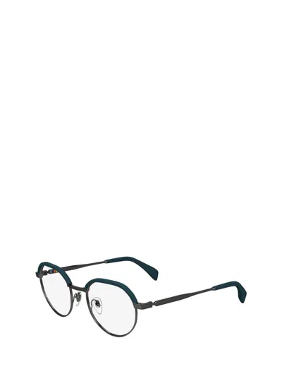 Shop Paul Smith Eyeglasses In Dark Gunmetal