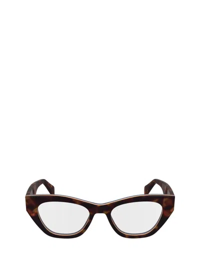 Shop Paul Smith Eyeglasses In Havana Multistripes