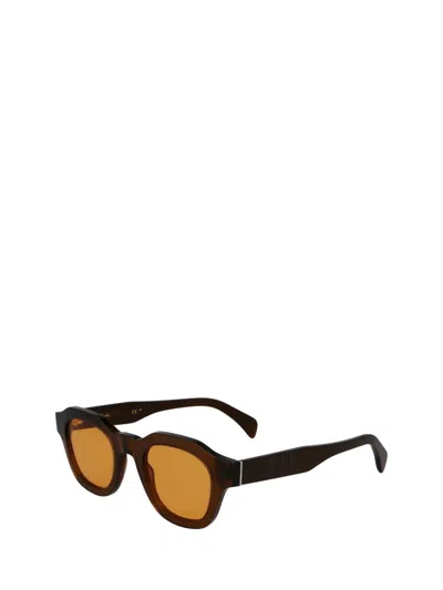 Shop Paul Smith Sunglasses In Transparent Khaki