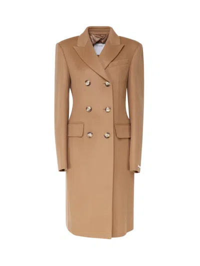 Shop Sportmax Coats In Brown