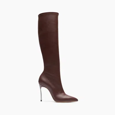 Casadei Blade To The Knee Boots - Woman High Boots Sella 39.5 In Sella