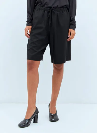 Shop The Row Staton Drawstring Shorts In Black