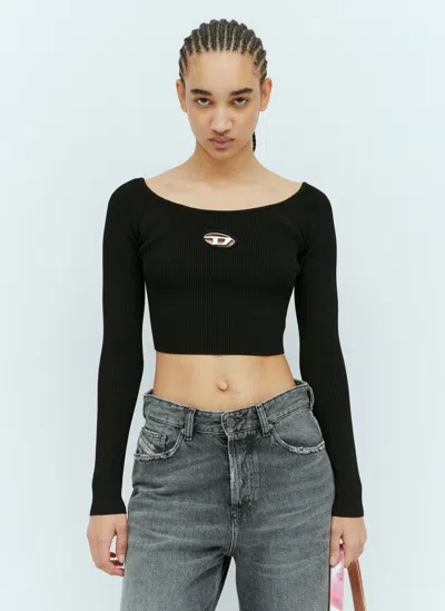 Diesel T-shirt M-vera-ls In Black